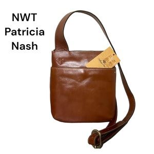 NWT-Leather Patricia Nash Crossbody